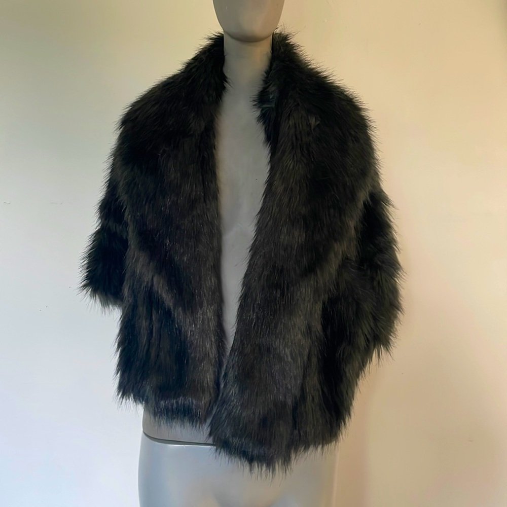 Juicy Couture faux fur shrug